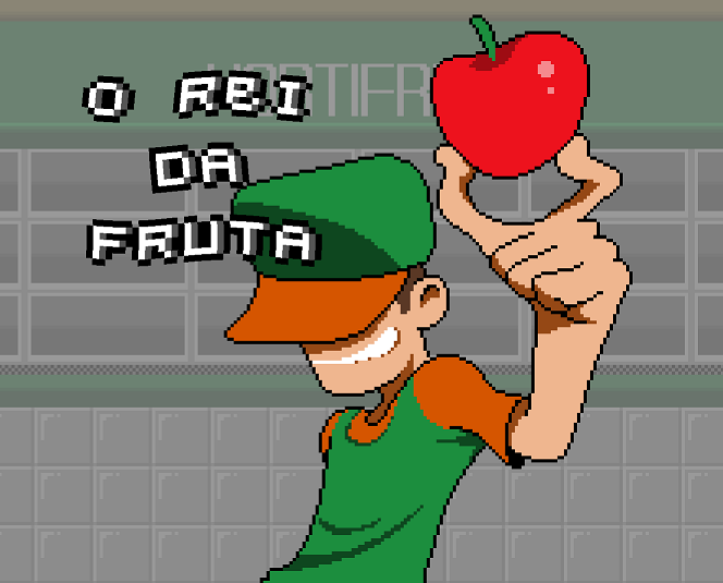 Cover image for O rei da fruta