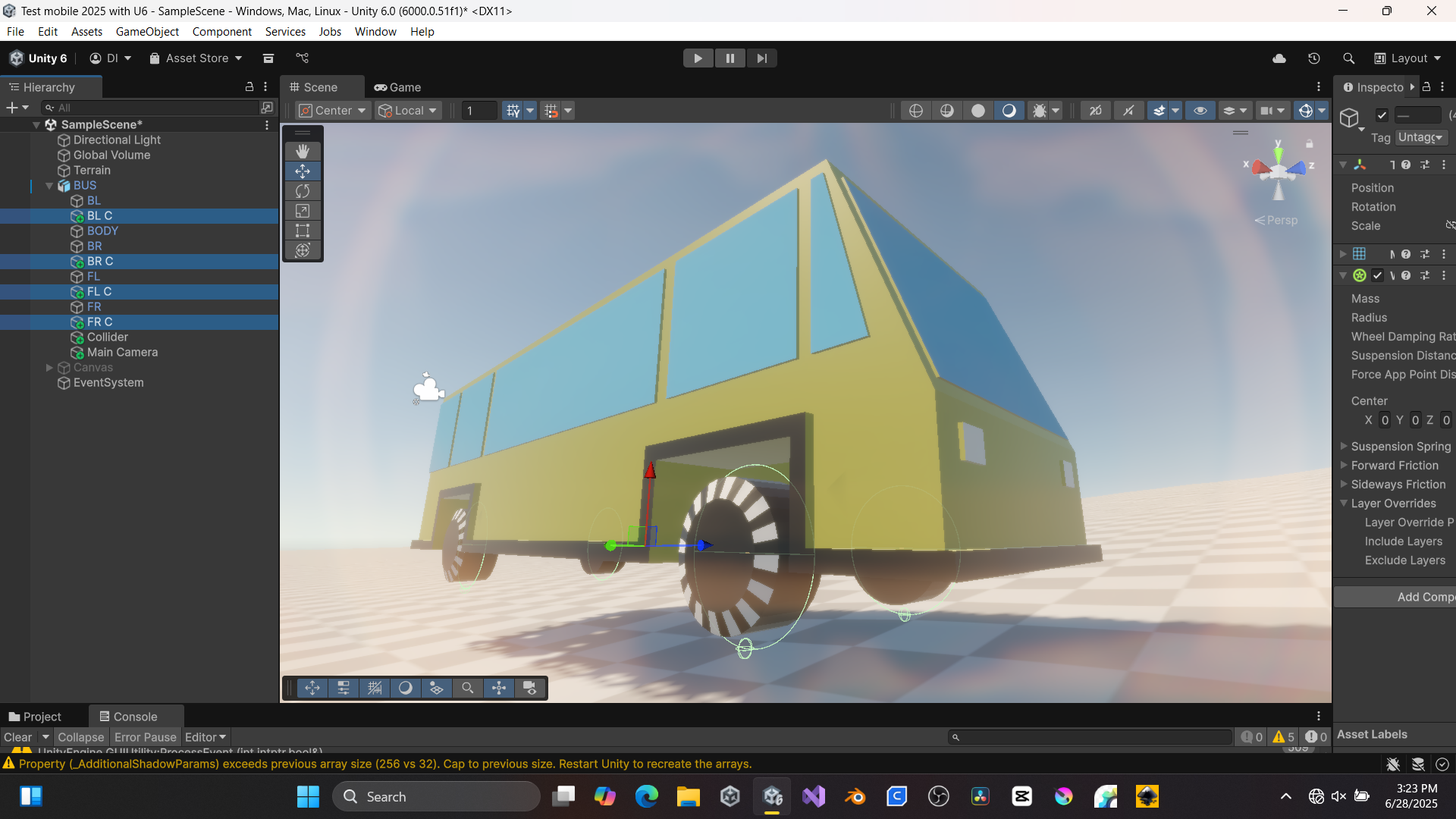 Car Controller c# script for Unity by Kedco Assets