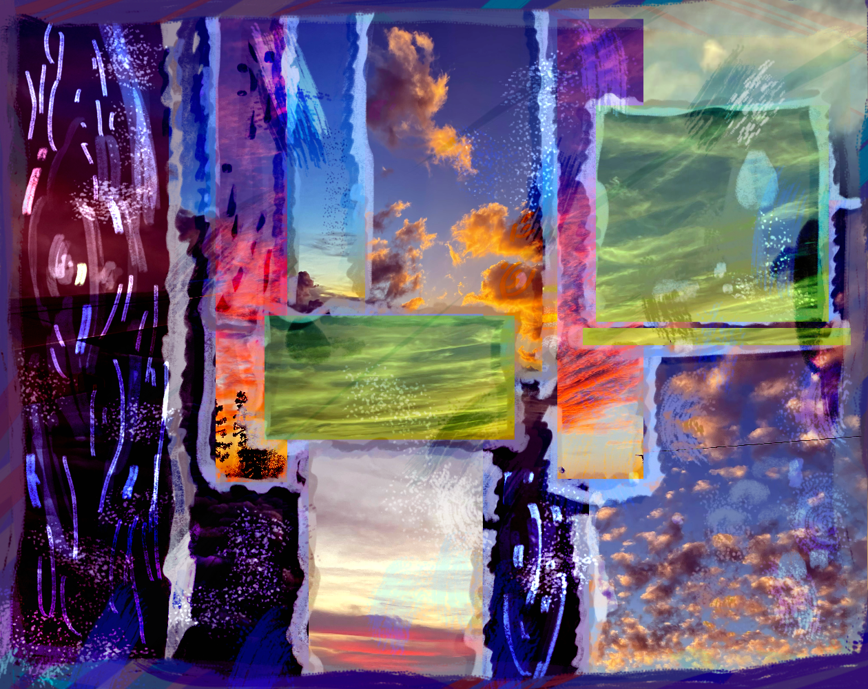Cover image for Sunset Tears & Paper Layers