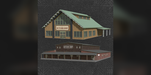 Cover image for BUTCHER SHOPS