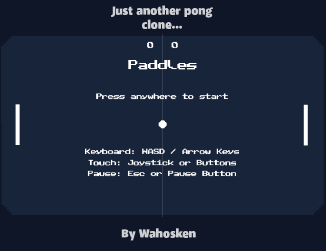 Padlass Computer Game Paddles by Wahosken