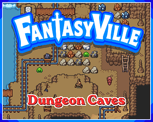 Fantasyville Caves -16x16 RPG Cave Dungeon sprites cover