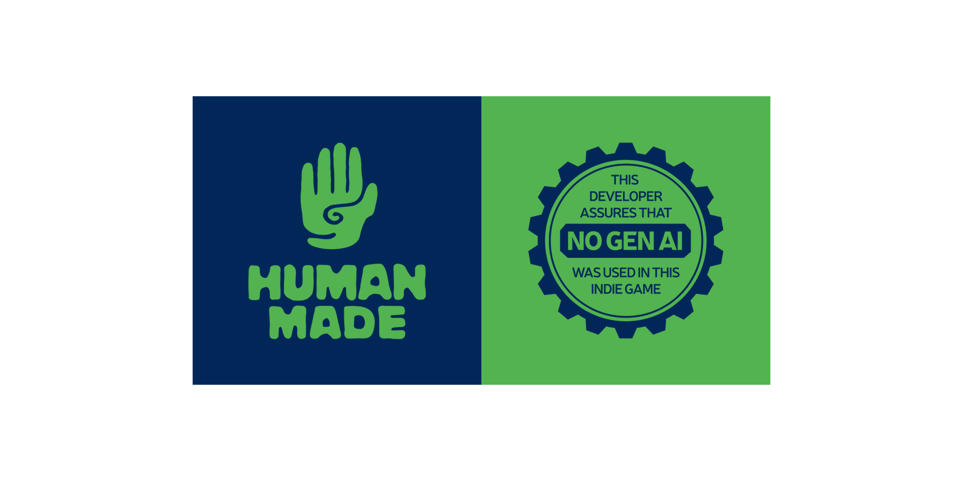 Human made. This developer assures that no gen AI was used in this indie game. Human made. This developer assures that no gen AI was used in this indie game.