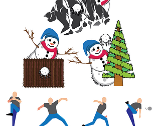 Hit That Snowman!