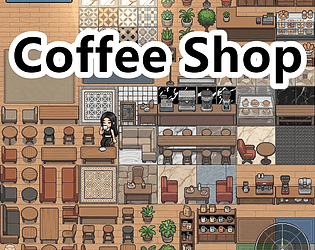 Coffee Shop Pixel Art Tileset cover art