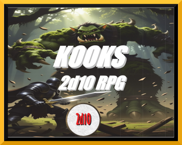 Cover image for KOOKS 2d10 RPG