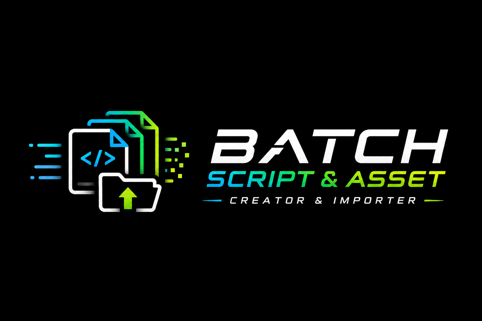 Batch Script & Asset Importer/Creator for Unity