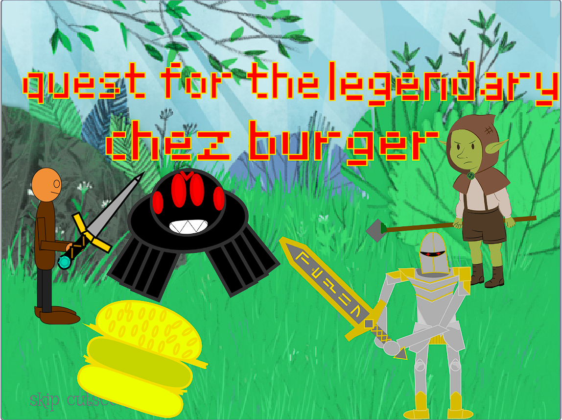 Cover image for the quest for the legendary chez burger
