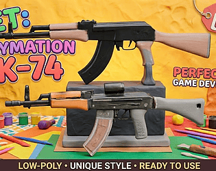Claymation AK-74 Asset Pack [Free] [Shooter]