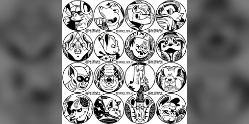 Cover image for 48 GOBLINOID TOKENS (inked)