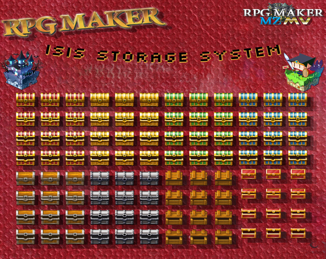 RPG Maker MV & MZ - Isis Storage System by Todoketori