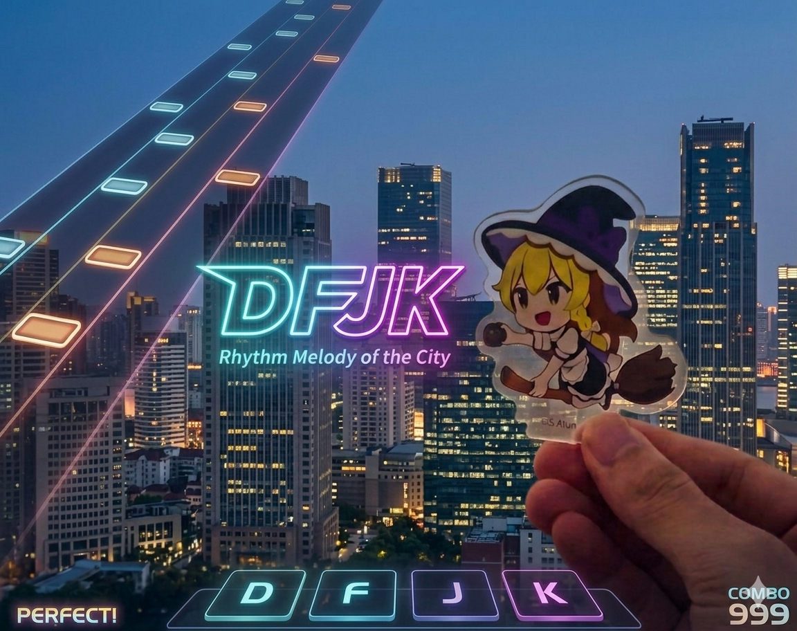 DFJK : An Online Rhythm Game