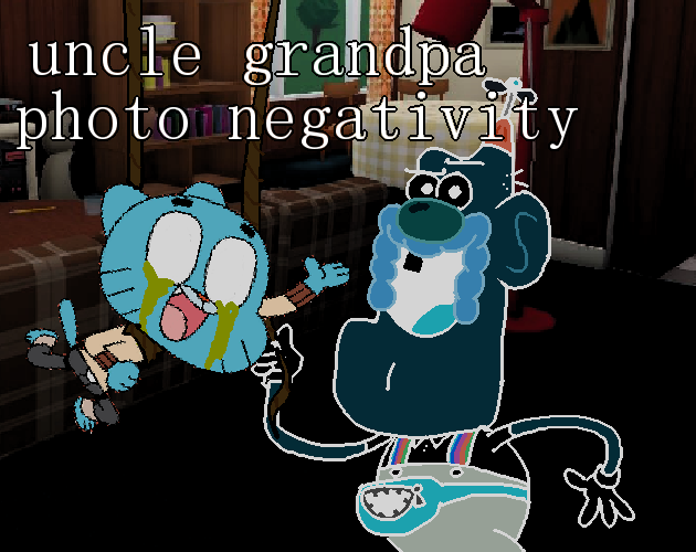 uncle grandpa photo negativity