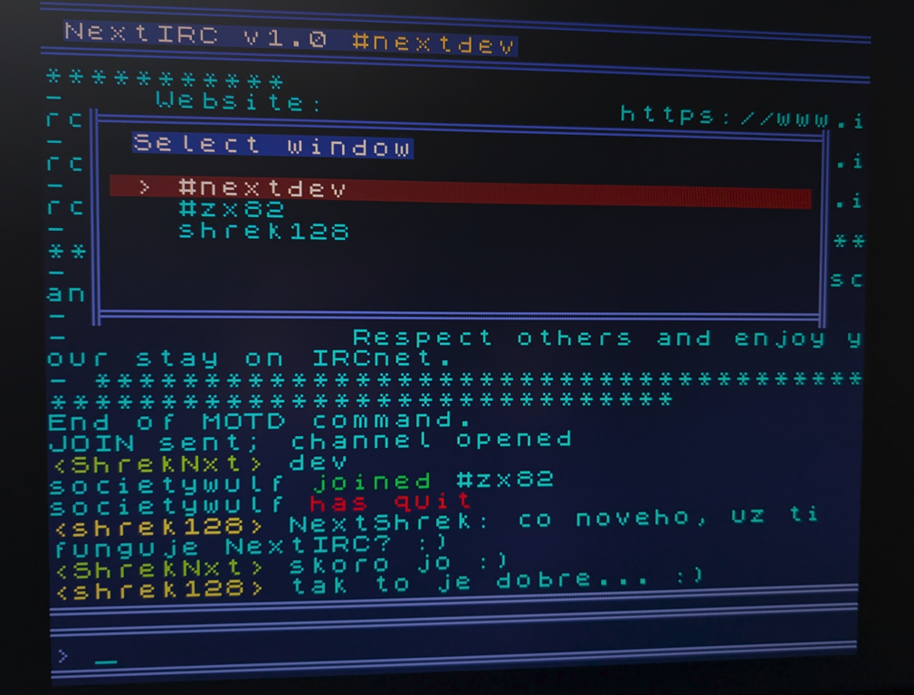 Our locomotive is flying forward! - ZX Spectrum Next Database by