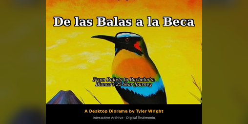 Cover image for De las Balas a la Beca: From Bullets to Bachelor's: Blanca's 25-Year Journey
