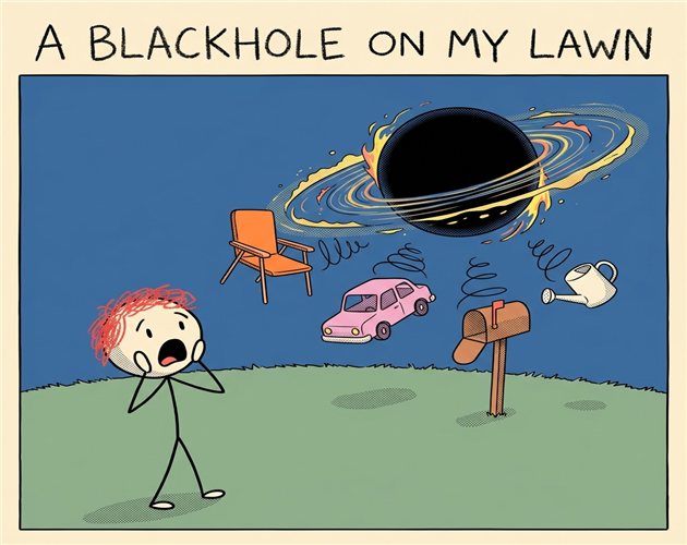 Cover image for A Blackhole on My Lawn