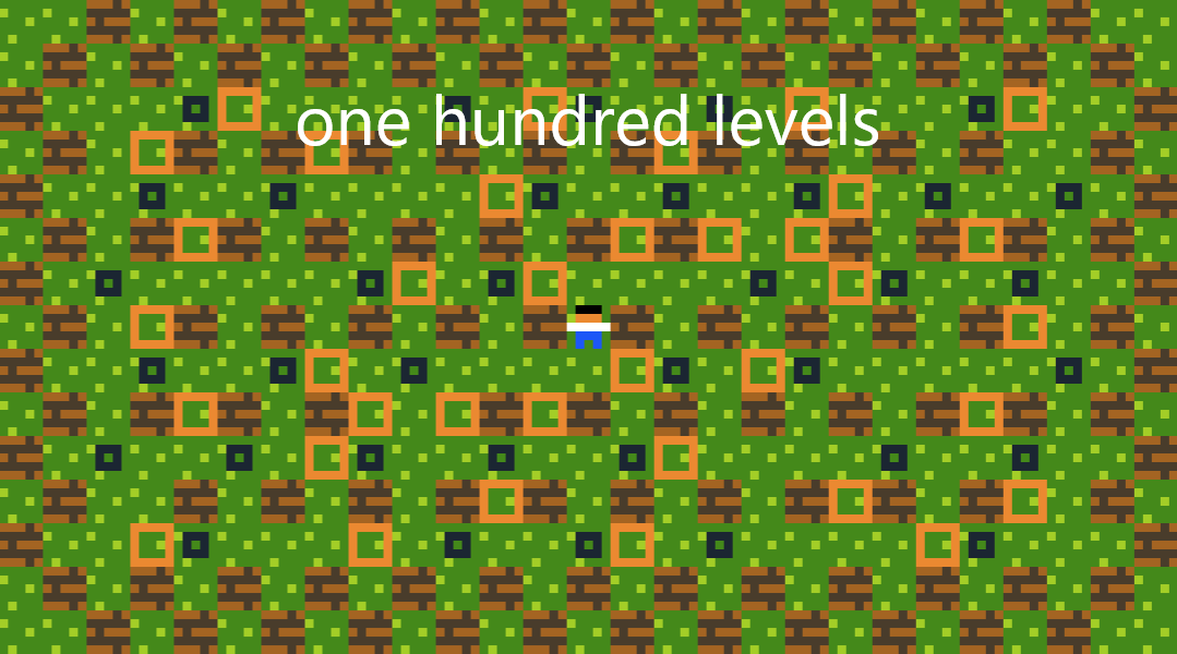 Cover image for Sokoban but I extended the whole thing to 100 levels