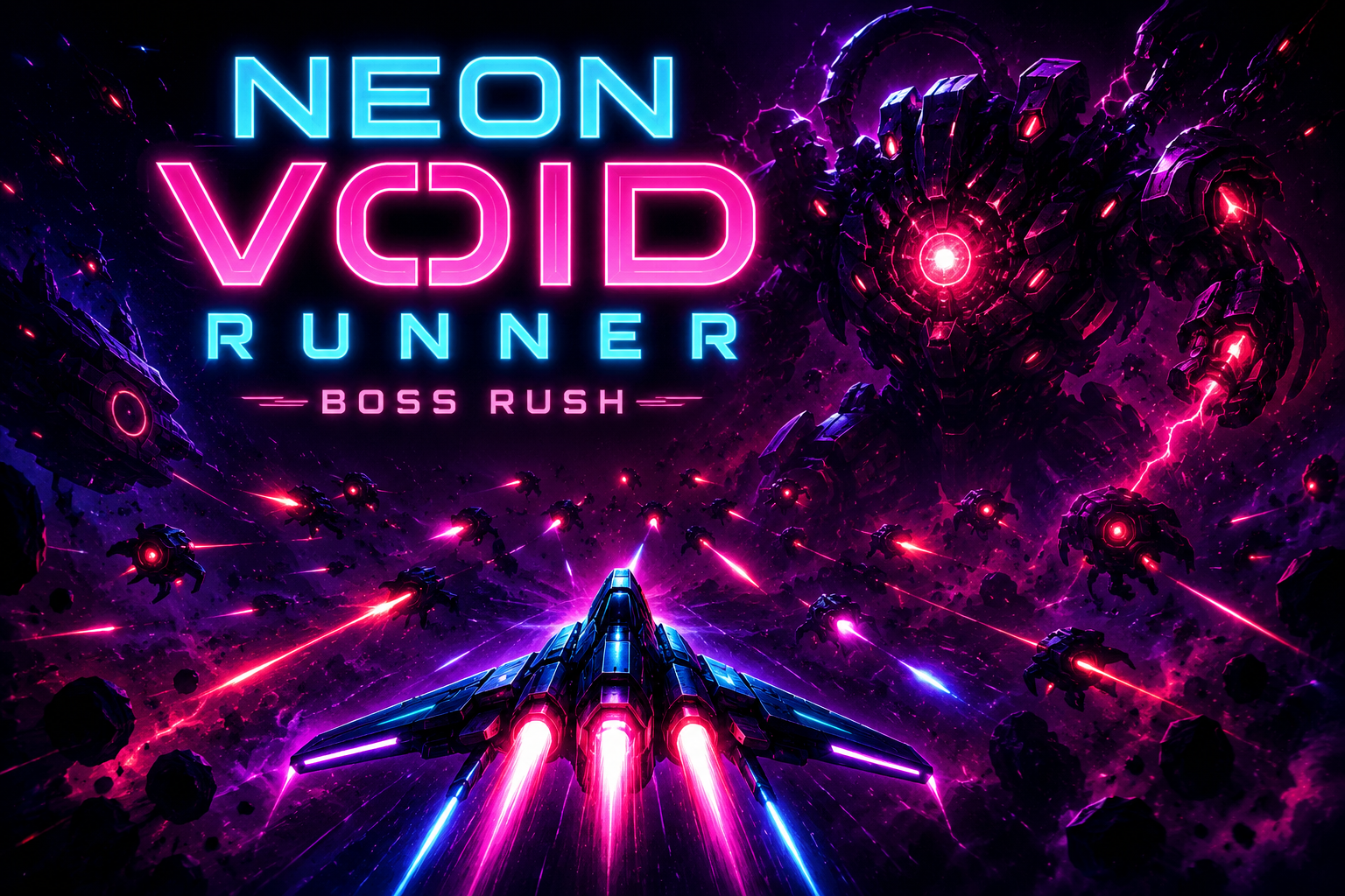 Neon Void Runner by Fabbo67