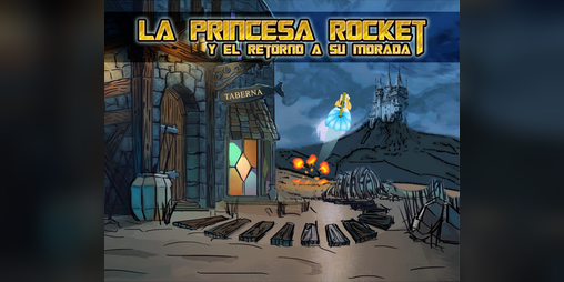 Cover image for La princesa Rocket