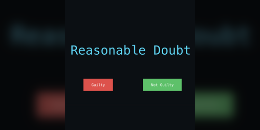 Cover image for Reasonable Doubt