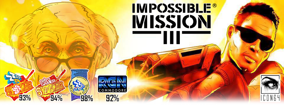 IMPOSSIBLE MISSION 3 (C64)
