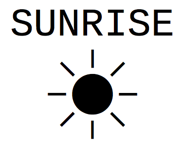 Cover image for SUNRISE