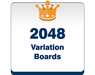 2048 Puzzle Challenge Bords