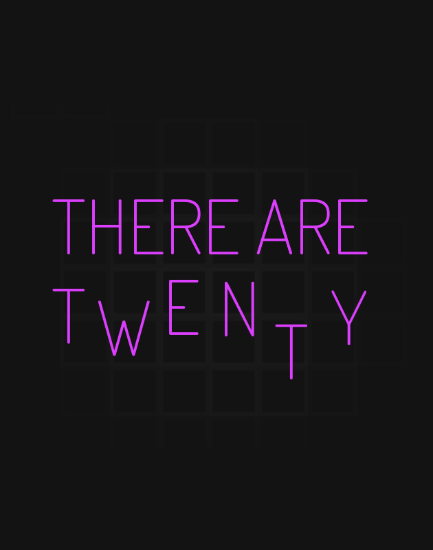 There Are Twenty