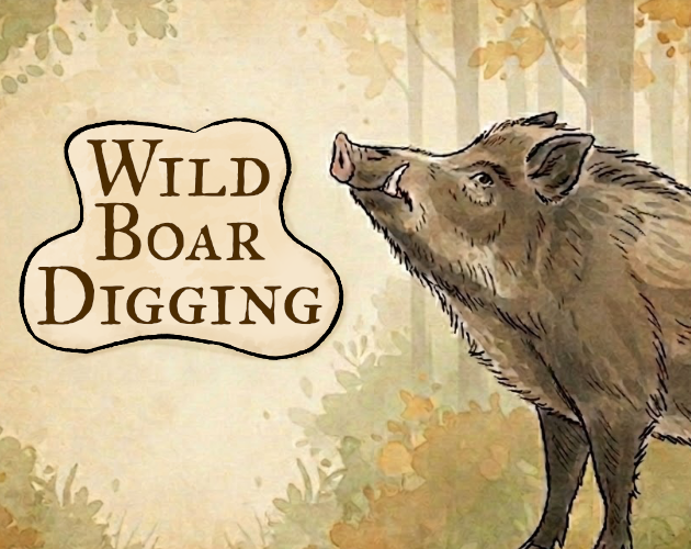 Wild Boar Digging