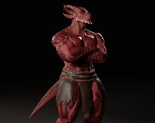 Cover image for H.O.T - The Hand Of Tiamat - Blender Model