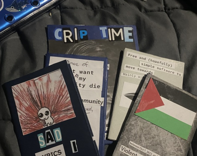 Cover image for crip time, lyrics and other funky zines