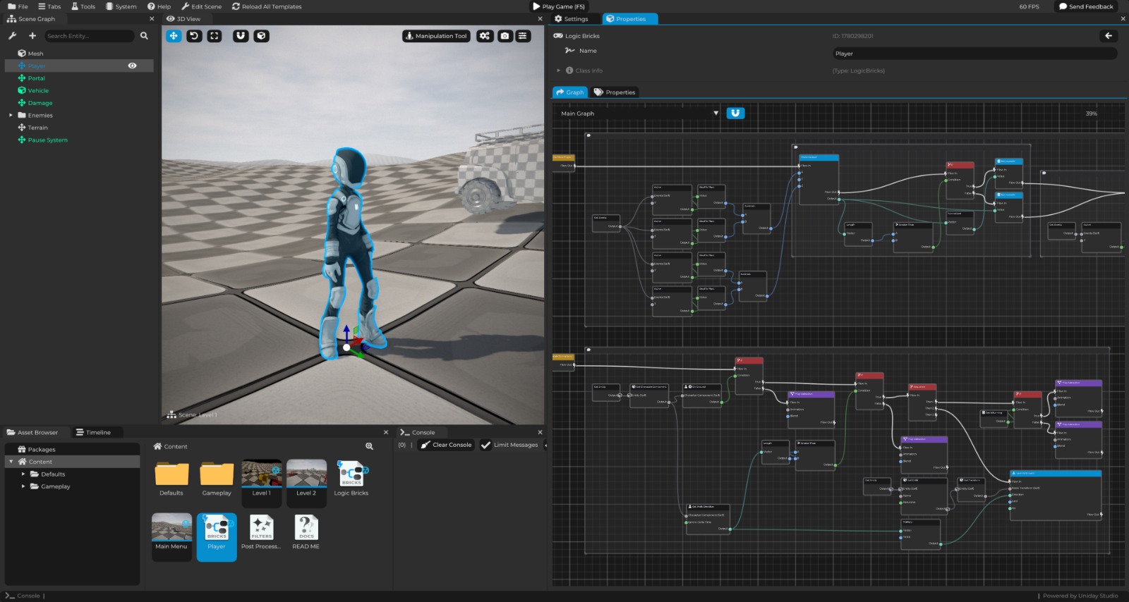Cave Engine 1.6.0 Release Notes: Logic Bricks Visual Scripting is Here ...