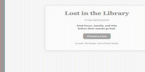 Cover image for Lost in the Library