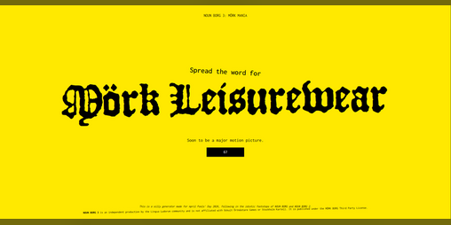 Cover image for Mörk Leisurewear