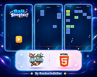 Ball Shooter - Phaser 3 HTML5 Mobile Game Template