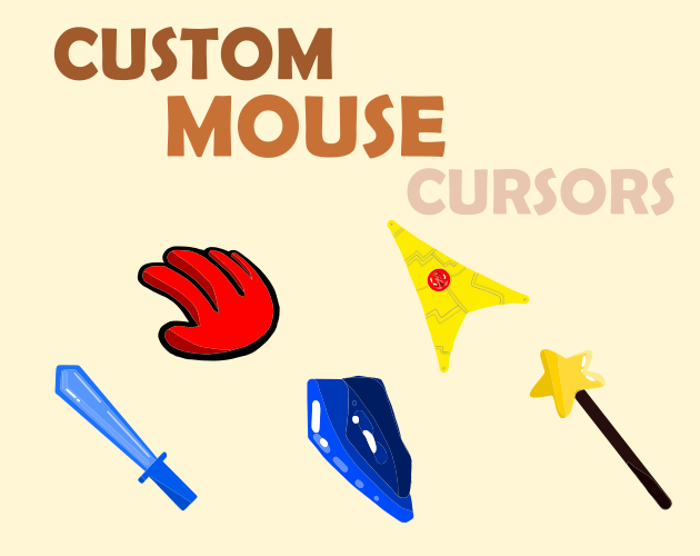 Custom Mouse Cursor Assets by Hyperwebster