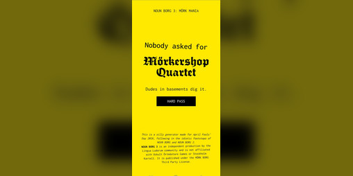 Cover image for Mörkershop Quartet