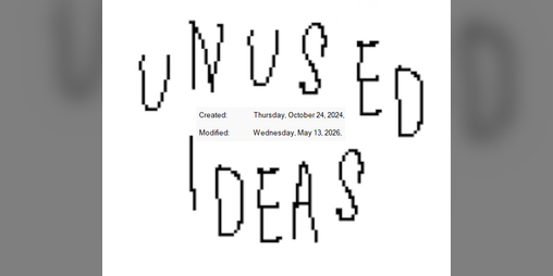 Cover image for Unused Ideas
