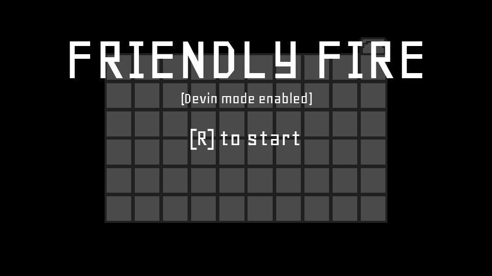 Friendly Fire v1.1: The Devin update - Friendly Fire by Double System Games