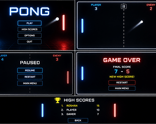 Pong Game by Roshan [Free] [Action] [Windows] [macOS]