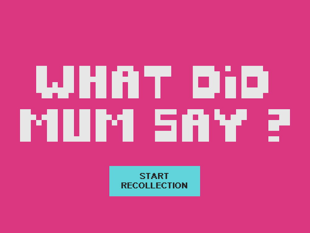 Cover image for What did Mum say?