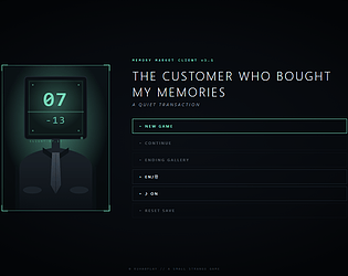 THE CUSTOMER WHO BOUGHT MY MEMORIES [$2.00] [Interactive Fiction] [Windows] [macOS] [Linux] [Android]