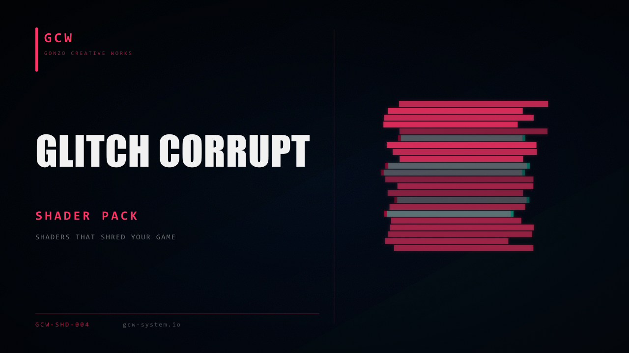Glitch Corrupt Shader Pack by Gonzo Creative Works