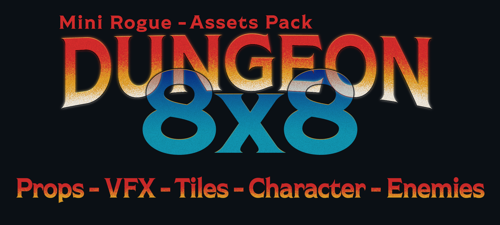 Dungeon 8x8 - Asset Pack