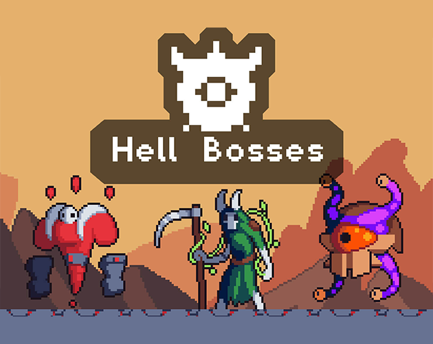 Pixel Art Hell Boss Sprite Sheets by Free Game Assets (GUI, Sprite ...