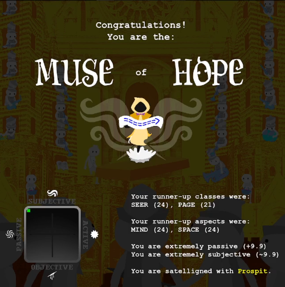 Muse of Hope Result