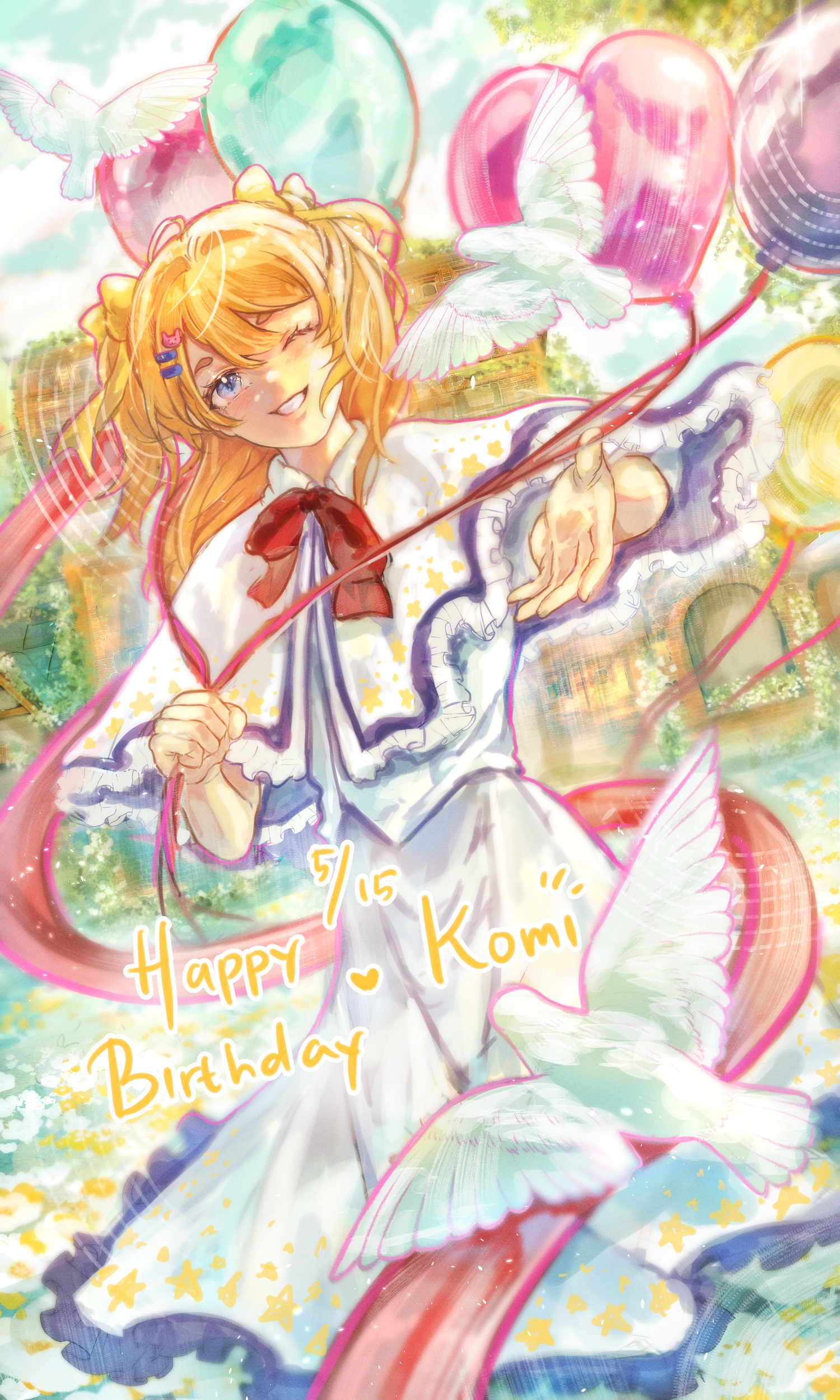 Komi birthday art