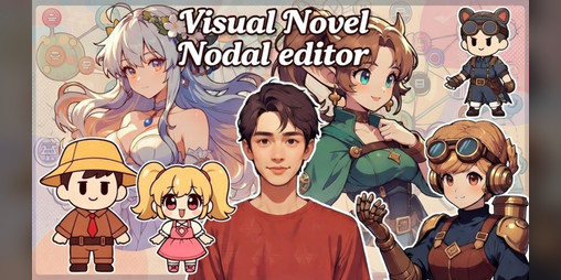 Cover image for Visual Novel Nodal Editor Demo