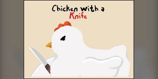 Cover image for Chicken with a knife