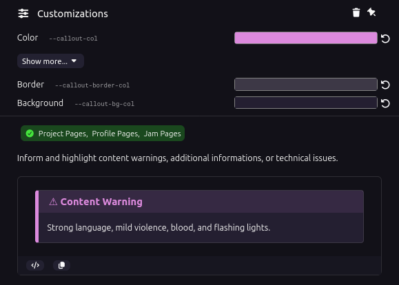 Itch Css Rewrite Release #1 – It's here!... but not quite there yet - Pitch ...